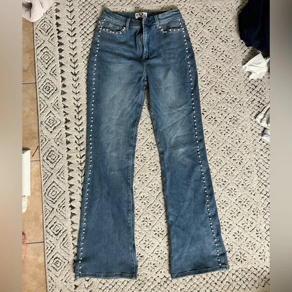 VBRT Pearl High Rise Wide Leg Denim - Picture 4 of 7